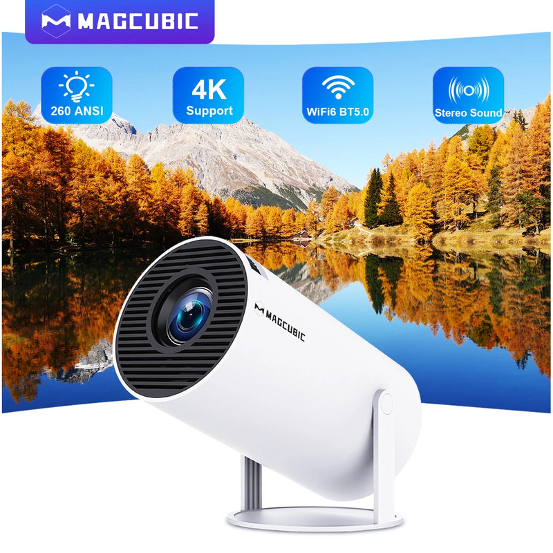 Magcubic Projetor H713 - Wifi - Bluetooth - 720p 1080p 4k 180 ° - Flexível - Cinema Em Casa